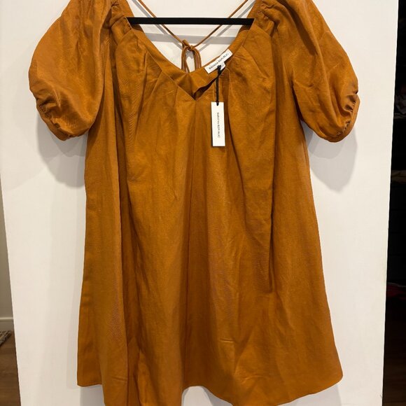 NWT Banana Republic viscose - linen mini dress - Picture 2 of 8